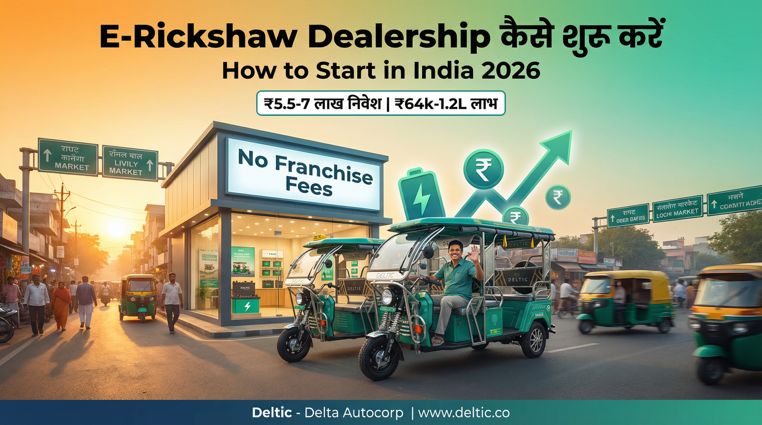 electric rickshaw dealership guide 2026
