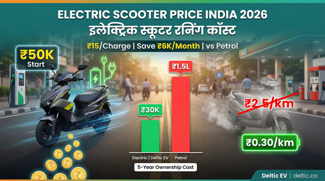 Electric Scooter Price in India: Petrol Vs EV Scooter Cost Explained (2026 Guide)