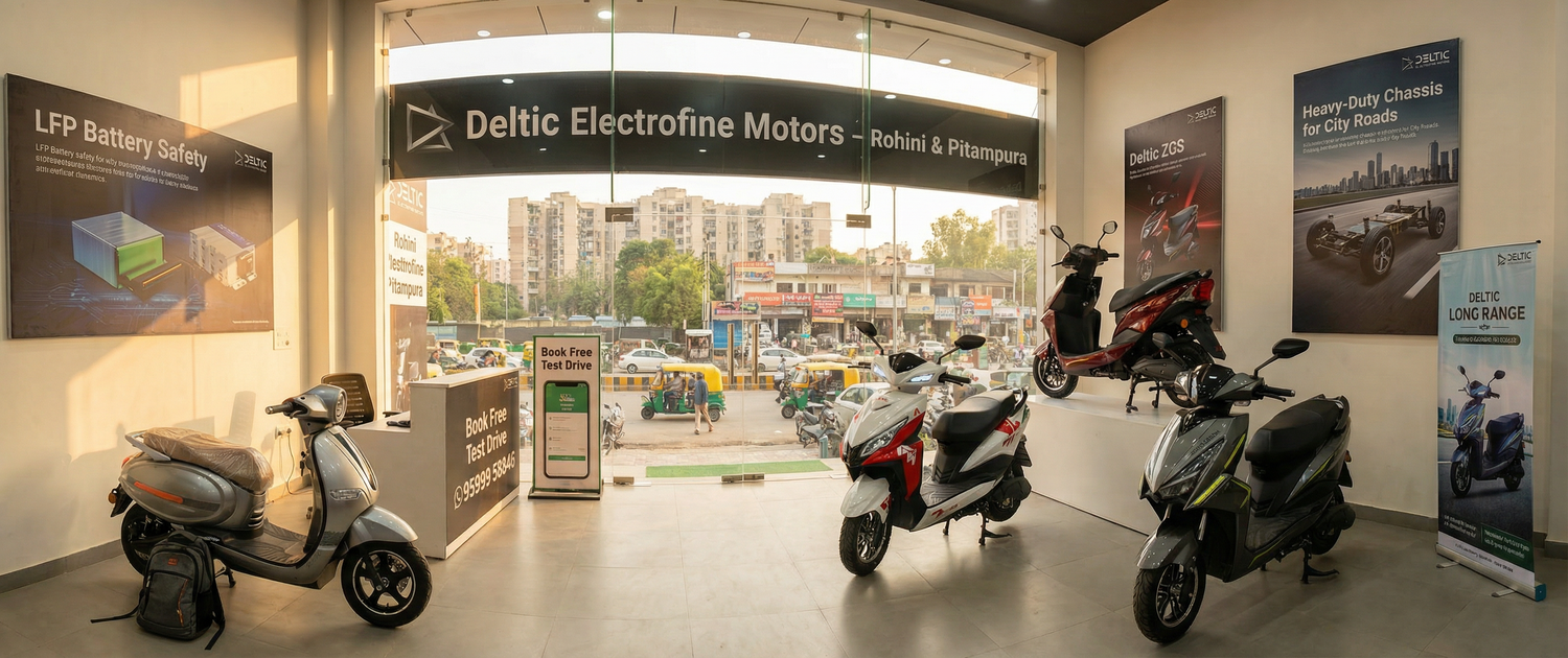 electric scooter showroom in rohini