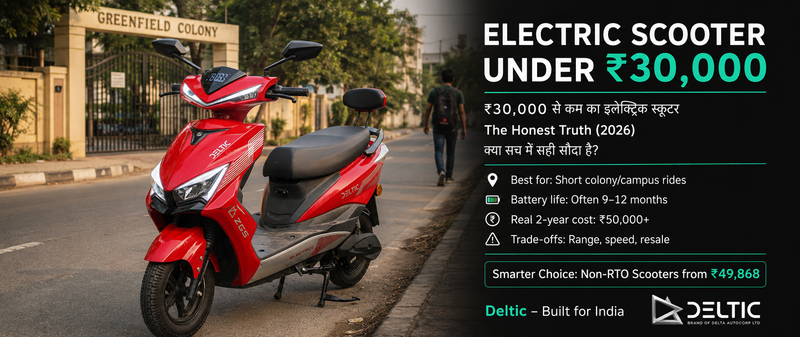electric scooter under 30000