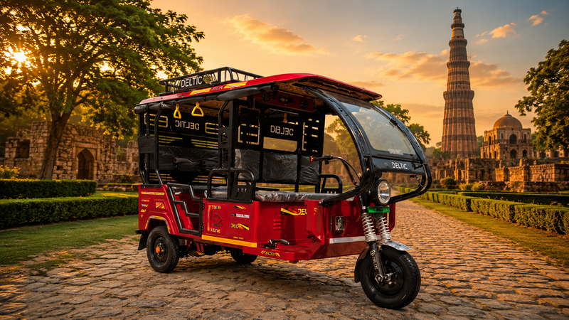Deltic Express Electric Passenger E-Rickshaw